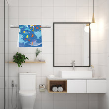 Cargar imagen en el visor de la galería, Toalla de Baño de Fibra Extrafina JJ0519045 Personalizada con Impresión Completa con Foto Logo Patrón Texto