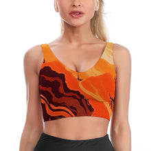 Cargar imagen en el visor de la galería, Sujetador Deportivo de Entrenamiento Fitness para mujer YJ032 Personalizado con Impresión Completa de una imagen con Foto Logo Patrón Texto