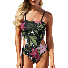Cargar imagen en el visor de la galería, Bañador / Bikini de Una Pieza para Mujer de Poliéster Personalizado con Foto Logo Patrón Texto