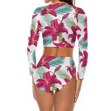 Cargar imagen en el visor de la galería, Traje de baño / Bikini de manga larga CL7021 Personalizado con impresión completa con Foto Logo Patrón Texto
