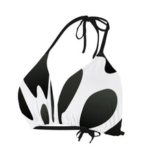 Cargar imagen en el visor de la galería, Bikini / Traje de baño Sexy para Mujer de dos piezas SDS001 Personalizado con impresión completa con Foto Logo Patrón Texto