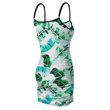 Cargar imagen en el visor de la galería, Vestido Corto Ajustado Sexy con Tirantes de Fiesta para Mujer NZ007 Personalizado con Impresión Completa de una imagen con Foto Logo Patrón Texto