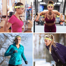 Cargar imagen en el visor de la galería, Banda para sudor Diadema deportiva para hombres y mujeres, absorbe la humedad atlético para tenis, baloncesto, correr, gimnasio, entrenamiento YD2301001 Personalizada con Foto, Texto o Logo