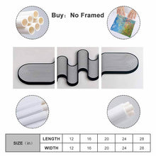 Cargar imagen en el visor de la galería, Cuadro completo de estilo cuadrado, Póster Colgante de 3 paneles, Cuadro de Lienzo, 3 partes GY0903218 Pintura de Lienzo Personalizado Personalizada con Foto, Texto o Logo