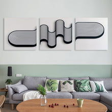 Cargar imagen en el visor de la galería, Cuadro completo de estilo cuadrado, Póster Colgante de 3 paneles, Cuadro de Lienzo, 3 partes GY0903218 Pintura de Lienzo Personalizado Personalizada con Foto, Texto o Logo