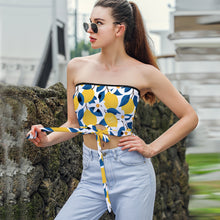 Cargar imagen en el visor de la galería, Bandeau Top Tube Top para Mujer Y04 Personalizado con impresión completa con Foto Logo Patrón Texto