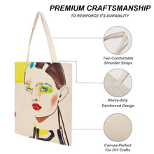 Cargar imagen en el visor de la galería, Bolsa de Lona 38x46CM Casual Gran Capacidad con Estampado XB0601008 Personalizada con Foto Logo Patrón Texto