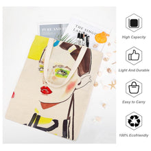 Cargar imagen en el visor de la galería, Bolsa de Lona 38x46CM Casual Gran Capacidad con Estampado XB0601008 Personalizada con Foto Logo Patrón Texto