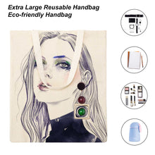 Cargar imagen en el visor de la galería, Bolsa de lona casual Big Martin 38x41CM con estampado a doble cara XB0601009 Personalizada con Foto Logo Patrón Texto
