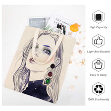 Cargar imagen en el visor de la galería, Bolsa de lona casual Big Martin 38x41CM con estampado a doble cara XB0601009 Personalizada con Foto Logo Patrón Texto