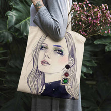 Cargar imagen en el visor de la galería, Bolsa de lona casual Big Martin 38x41CM con estampado a doble cara XB0601009 Personalizada con Foto Logo Patrón Texto