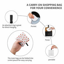 Cargar imagen en el visor de la galería, Bolsa de compras plegable ligera XB0601029 Personalizada con Impresión Completa con Foto Logo Patrón Texto