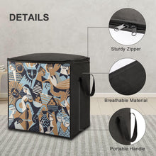 Cargar imagen en el visor de la galería, Bolsa de Almacenamiento de Edredón Ropa Plegable Transpirable con Asa Reforzada XB0603006 Personalizado con Foto Logo Patrón Texto