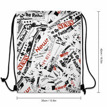 Cargar imagen en el visor de la galería, Mochila / Bolsa con cordones de deporte XB0604066 Personalizada con Impresión Completa con Foto Logo Patrón Texto