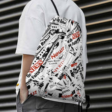 Cargar imagen en el visor de la galería, Mochila / Bolsa con cordones de deporte XB0604066 Personalizada con Impresión Completa con Foto Logo Patrón Texto