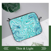 Cargar imagen en el visor de la galería, Bolsa para portátil Copo de nieve sin asa XB0605002 Personalizada de una imagen con Foto Logo Patrón Texto