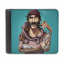 Cargar imagen en el visor de la galería, Cartera / Billetera de Cuero para mujer hombre XB0608015 Personalizada con Impresión Completa de múltiples imágenes con Foto Logo Patrón Texto