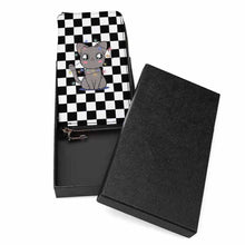Cargar imagen en el visor de la galería, Cartera / Billetera de mano larga con cremallera versión vertical para mujer hombre XB0608016 Personalizada de múltiples imágenes con Foto Logo Patrón Texto