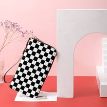 Cargar imagen en el visor de la galería, Cartera / Billetera de mano larga con cremallera versión vertical para mujer hombre XB0608016 Personalizada de múltiples imágenes con Foto Logo Patrón Texto