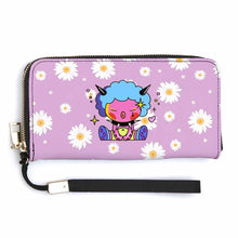Cargar imagen en el visor de la galería, Cartera / Billetera de mano larga versión horizontal de PU para mujer hombre XB0608017 Personalizada con Impresión Completa de múltiples imágenes con Foto Logo Patrón Texto