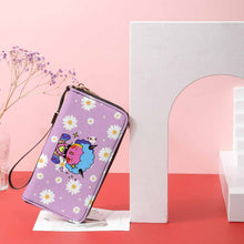 Cargar imagen en el visor de la galería, Cartera / Billetera de mano larga versión horizontal de PU para mujer hombre XB0608017 Personalizada con Impresión Completa de múltiples imágenes con Foto Logo Patrón Texto