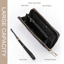 Cargar imagen en el visor de la galería, Cartera / Billetera de mano larga versión horizontal de PU para mujer hombre XB0608017 Personalizada con Impresión Completa de múltiples imágenes con Foto Logo Patrón Texto