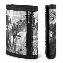 Cargar imagen en el visor de la galería, Cartera / Billetera de tres pliegues con estampado para mujer hombre XB0608018 Personalizada con Foto Logo Patrón Texto