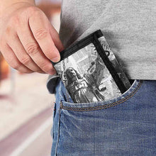 Cargar imagen en el visor de la galería, Cartera / Billetera de tres pliegues con estampado para mujer hombre XB0608018 Personalizada con Foto Logo Patrón Texto