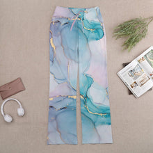 Cargar imagen en el visor de la galería, Pantalones de yoga rectos con cordones para mujer XP Personalizados con Impresión Completa de múltiples imágenes con Foto Logo Patrón Texto