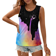 Cargar imagen en el visor de la galería, Camiseta sin mangas Chaleco con Cuello Redondo YB Personalizada con impresión completa de múltiples imágenes con Foto Logo Patrón Texto