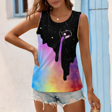 Cargar imagen en el visor de la galería, Camiseta sin mangas Chaleco con Cuello Redondo YB Personalizada con impresión completa de múltiples imágenes con Foto Logo Patrón Texto