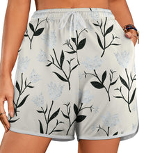 Cargar imagen en el visor de la galería, Pantalones de playa / shorts de baño cortos de secado rápido para mujer YH32 Personalizados con Impresión Completa de una imagen con Foto Logo Patrón Texto