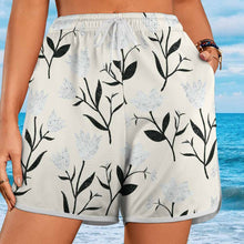 Cargar imagen en el visor de la galería, Pantalones de playa / shorts de baño cortos de secado rápido para mujer YH32 Personalizados con Impresión Completa de una imagen con Foto Logo Patrón Texto