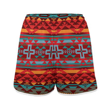 Cargar imagen en el visor de la galería, Pantalones de playa / shorts de baño cortos de secado rápido para mujer YH32 Personalizados con Impresión Completa de múltiples imágenes con Foto Logo Patrón Texto