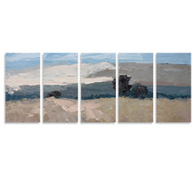 Cargar imagen en el visor de la galería, Versión Vertical 1: 2 Póster Cuadro Colgante Imagen completa 5 paneles Cuadros de pared 5 partes Pintura de Lienzo GY0903227 Personalizado Personalizada con Foto, Texto o Logo