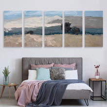 Cargar imagen en el visor de la galería, Versión Vertical 1: 2 Póster Cuadro Colgante Imagen completa 5 paneles Cuadros de pared 5 partes Pintura de Lienzo GY0903227 Personalizado Personalizada con Foto, Texto o Logo