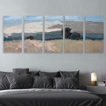 Cargar imagen en el visor de la galería, Versión Vertical 1: 2 Póster Cuadro Colgante Imagen completa 5 paneles Cuadros de pared 5 partes Pintura de Lienzo GY0903227 Personalizado Personalizada con Foto, Texto o Logo