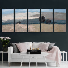 Cargar imagen en el visor de la galería, Versión Vertical 1: 2 Póster Cuadro Colgante Imagen completa 5 paneles Cuadros de pared 5 partes Pintura de Lienzo GY0903227 Personalizado Personalizada con Foto, Texto o Logo