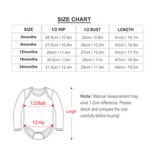 Cargar imagen en el visor de la galería, Mameluco de Manga Larga de Algodón Suave para Bebé YT1202001 Personalizado con Foto Logo Patrón Texto