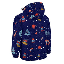 Cargar imagen en el visor de la galería, Chaqueta corta gruesa con forro polar para niños niñas A679 Personalizada con Impresión Completa de una imagen con Foto Logo Patrón Texto
