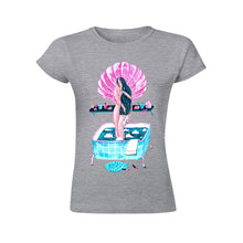 Cargar imagen en el visor de la galería, Camiseta manga corta cuello redondo de Algodón para Mujer FS0803017 Personalizada con Impresión Delantera con Foto Logo Patrón Texto