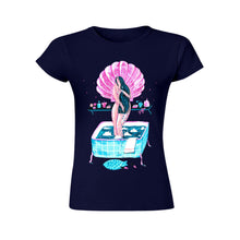 Cargar imagen en el visor de la galería, Camiseta manga corta cuello redondo de Algodón para Mujer FS0803017 Personalizada con Impresión Delantera con Foto Logo Patrón Texto