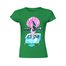 Cargar imagen en el visor de la galería, Camiseta manga corta cuello redondo de Algodón para Mujer FS0803017 Personalizada con Impresión Delantera con Foto Logo Patrón Texto