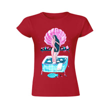 Cargar imagen en el visor de la galería, Camiseta manga corta cuello redondo de Algodón para Mujer FS0803017 Personalizada con Impresión Delantera con Foto Logo Patrón Texto