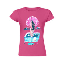 Cargar imagen en el visor de la galería, Camiseta manga corta cuello redondo de Algodón para Mujer FS0803017 Personalizada con Impresión Delantera con Foto Logo Patrón Texto