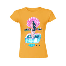 Cargar imagen en el visor de la galería, Camiseta manga corta cuello redondo de Algodón para Mujer FS0803017 Personalizada con Impresión Delantera con Foto Logo Patrón Texto