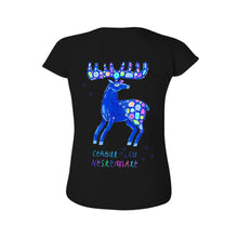 Cargar imagen en el visor de la galería, Camiseta Algodón Suave Casual de Manga Corta para Mujer FS0803020 Personalizada con Impresión Trasera con Foto Logo Patrón Texto