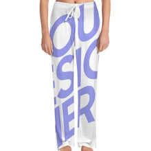 Cargar imagen en el visor de la galería, Pantalones de Pijama para Mujer / Pantalón de Pijama Largo Elástico Suave Ligero para Estar en Casa EEP Personalizados Impresion Completa de Una Imagen con Foto Logo Patrón Texto