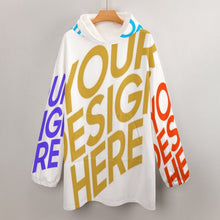 Cargar imagen en el visor de la galería, Sudadera con capucha forro polar bolsillo grande para hombre B412 Personalizada con Impresión Completa de múltiples imágenes con Foto Logo Patrón Texto
