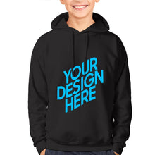 Cargar imagen en el visor de la galería, Sudadera Suave con Capucha sin Bolsillo 100% Algodón para Niño Adolescente FS0816027 Personalizada con Impresión Delantera con Foto Logo Patrón Texto